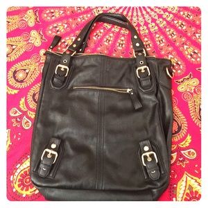 Urban outfitters black leather bag