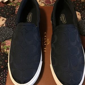 Coach Alegra Slip on sneakers size 8, navy