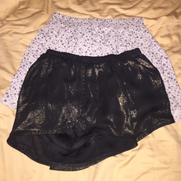 Shorts and skirt