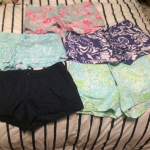 Lot of size 4 lilly Pulitzer Walsh shorts