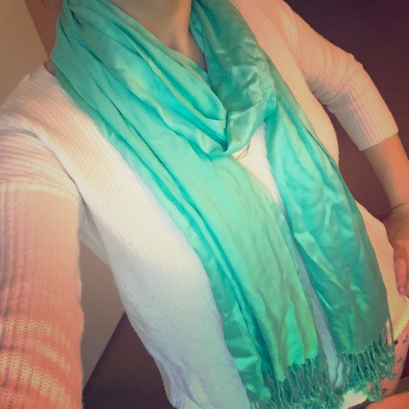 Turquoise scarf