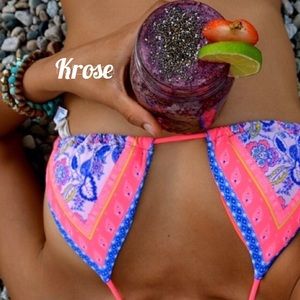 New! American Eagle neon pink boho Bikini