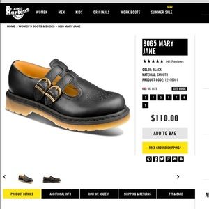 Dr. Marten Mary Jane Double Strap