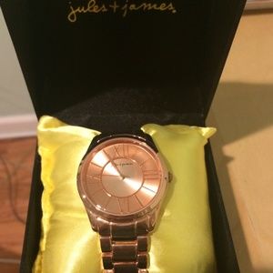 Jules & James Rose Gold Watch