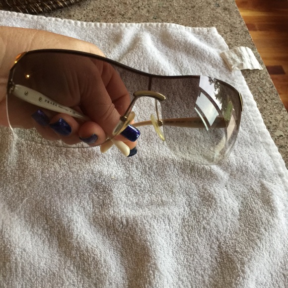 Prada shield sunglasses