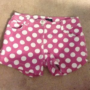 Polka dot shorts