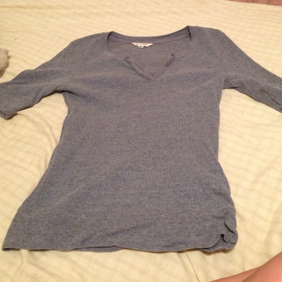 Grey half sleeve tee