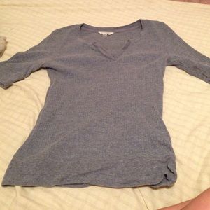 Grey half sleeve tee