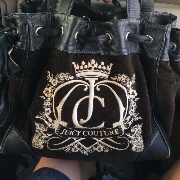 Authentic Black Juicy Couture Handbag