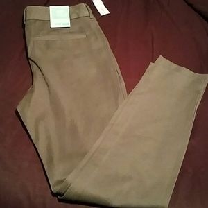 Gray pixie ankle length slacks