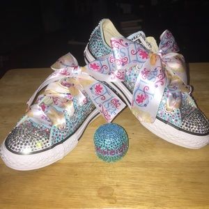 Embellished converse frozen theme