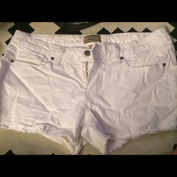Paige White Jean Shorts