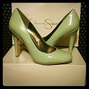 Jessica Simpson mint heels