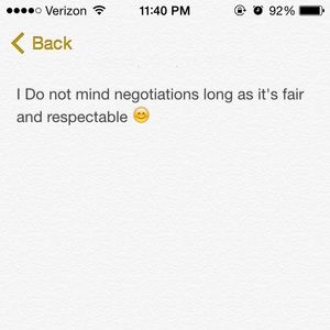 I'm a pretty fair person so