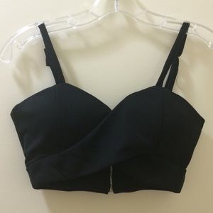 2 Bralettes & one crop top