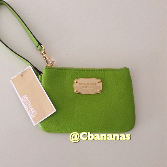 Michael Kors Handbags - Light Green Simply Chic Wristlet