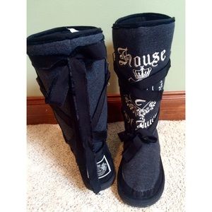 Juicy Couture "Misty Flannel" Boots