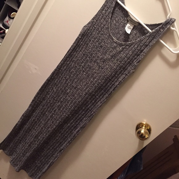 SOLD! Ribbed mid-length dress