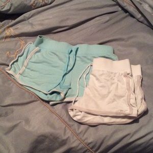 Bundle blue and white shorts