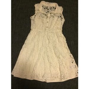 Cream Lace Dress