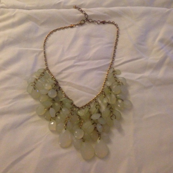 Off aqua blue necklace