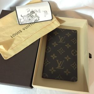 Sold via fb...Authentic LV pocket agenda cover