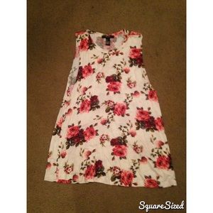 cute sleeveless flower top