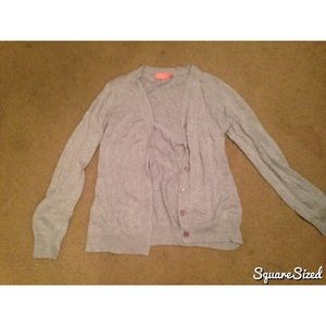 cute grey cardigan