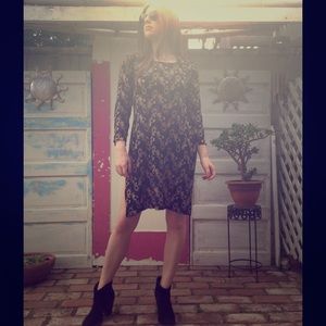 Sparkle Tunic in Gold & Black