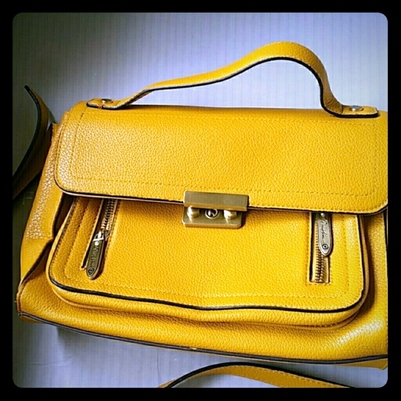 Merrigold yellow crossbody satchel