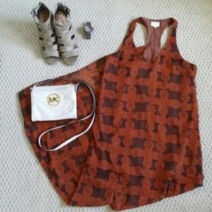 RVCA Orange-burnt Dress