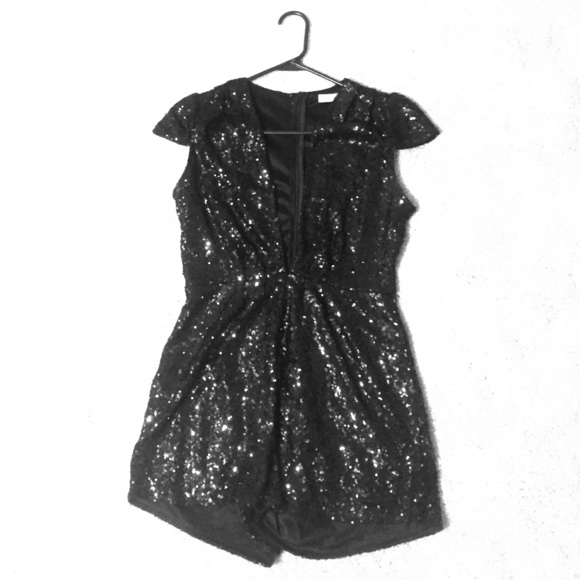 Tobi sequined romper, size S