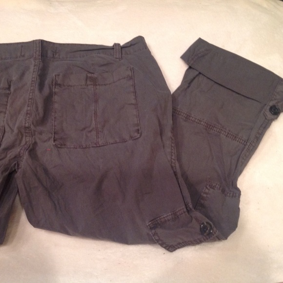 Grey Cotton Capri - Picture 2 of 4