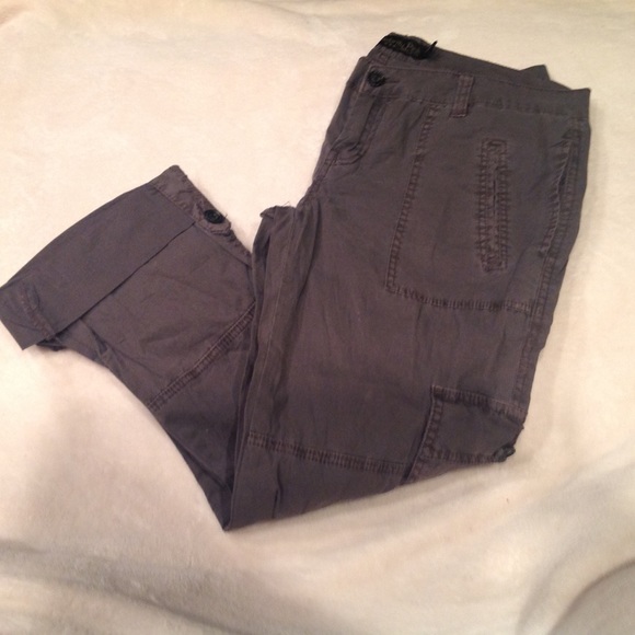Grey Cotton Capri - Picture 4 of 4