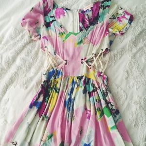 Floral Baby a Doll Dress