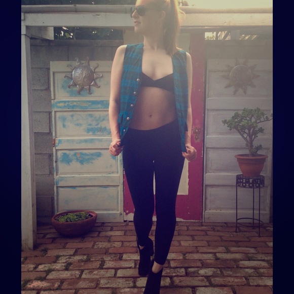 Pendelton Plaid Vest