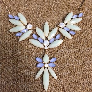 Blue statement necklace