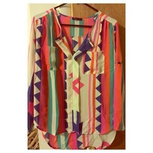 NEW MULTI COLOR DRESS SHIRT
