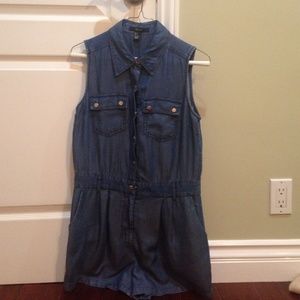 Forever 21 denim romper size small