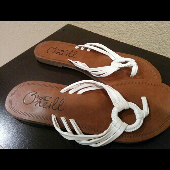 👜SOLD👜 O'neill White Sandals - Picture 1 of 4