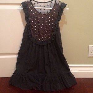 Manoush studded babydoll dress size 8