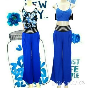 🚫SOLD✔Brand new  Blue wide pants