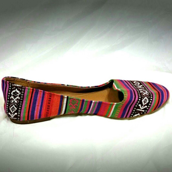 Madden Girl Shoes - Multicolored Tribal Flats