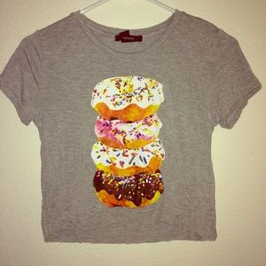 Donut crop top. (Really rare)