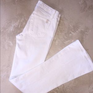 Joe's white fit boot cut jeans