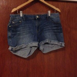 Denim shorts