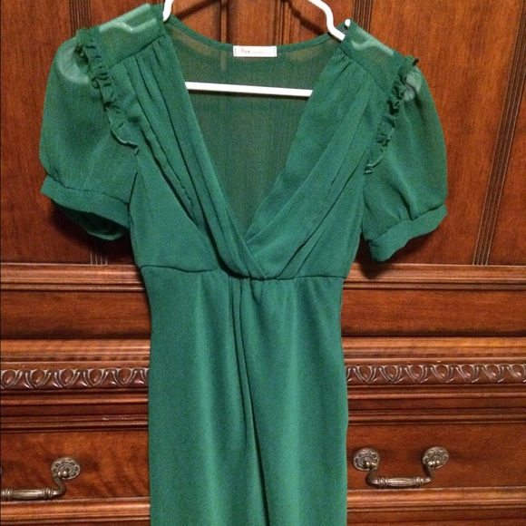 Fire Los Angeles Emerald Green Dress