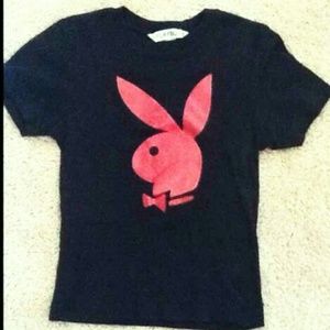Playboy red&black shirt size xxs-- like.new!!