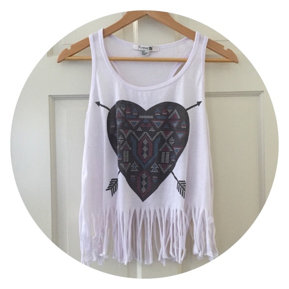 Forever 21 heart tank