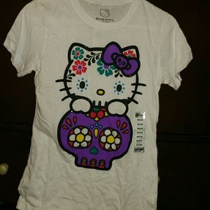 Brand new! Hello Kitty Sugar Skull Tee